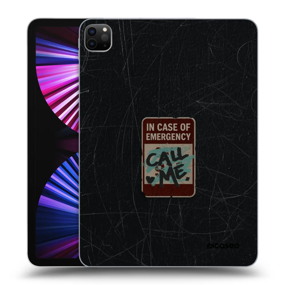 Picasee crna silikonska maskica za Apple iPad Pro 11" 2021 (3.gen) - EMERGENCY
