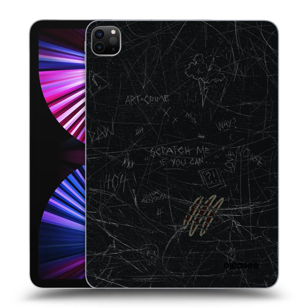 Picasee crna silikonska maskica za Apple iPad Pro 11" 2021 (3.gen) - SCRATCH