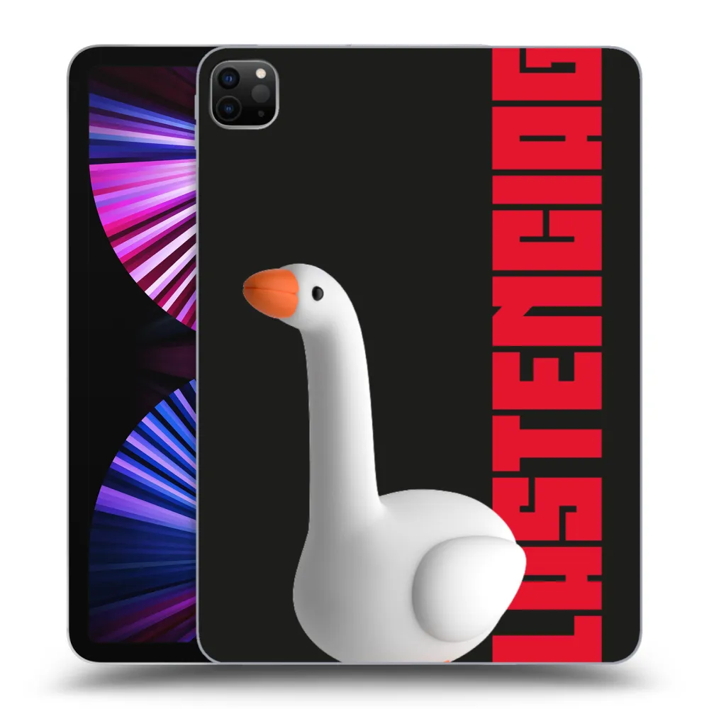 Picasee crna silikonska maskica za Apple iPad Pro 11" 2021 (3.gen) - Kiky Ricky