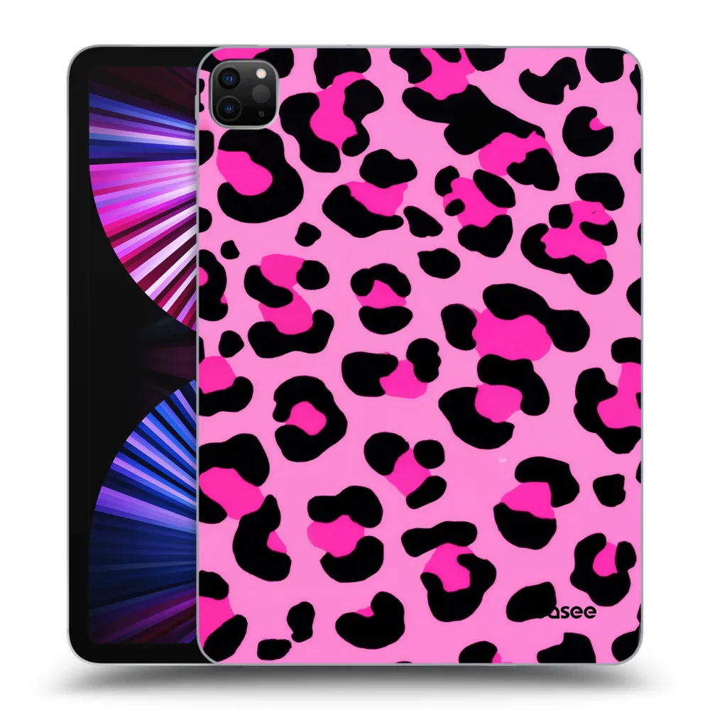 Picasee crna silikonska maskica za Apple iPad Pro 11" 2021 (3.gen) - Pink Tiger