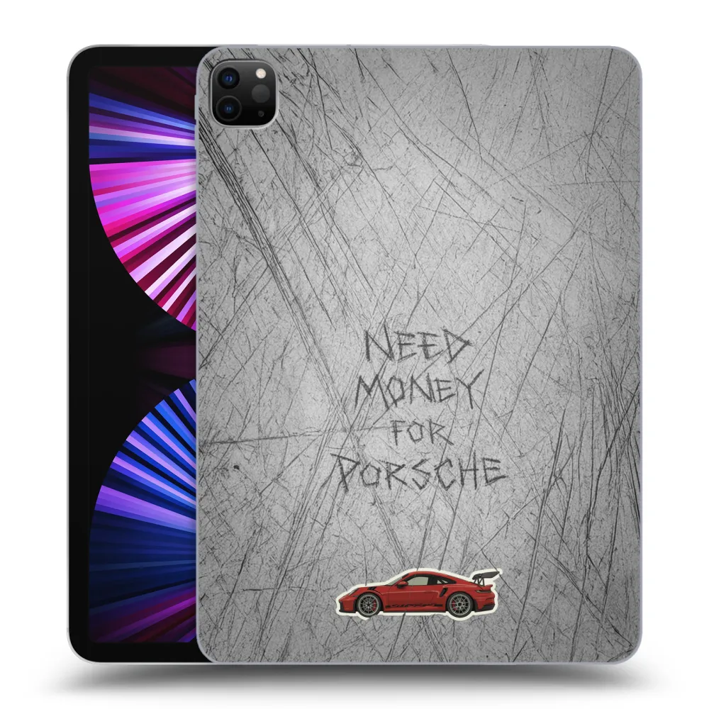 Picasee crna silikonska maskica za Apple iPad Pro 11" 2021 (3.gen) - Garage Scratch