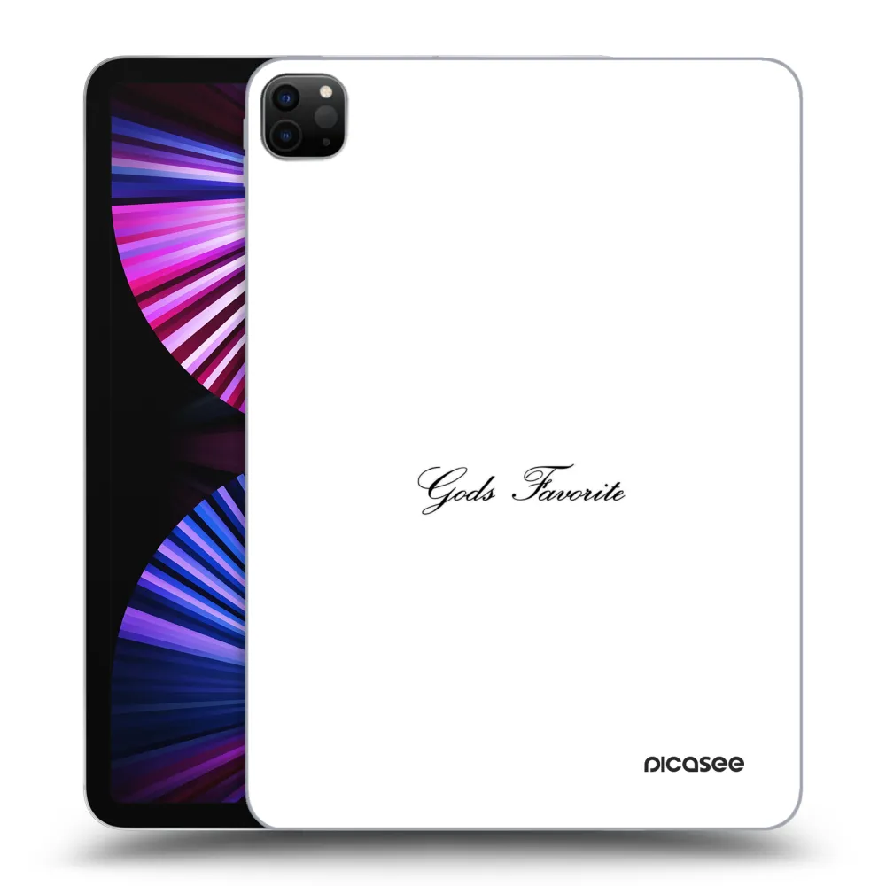 Picasee crna silikonska maskica za Apple iPad Pro 11" 2021 (3.gen) - Gods Favorite