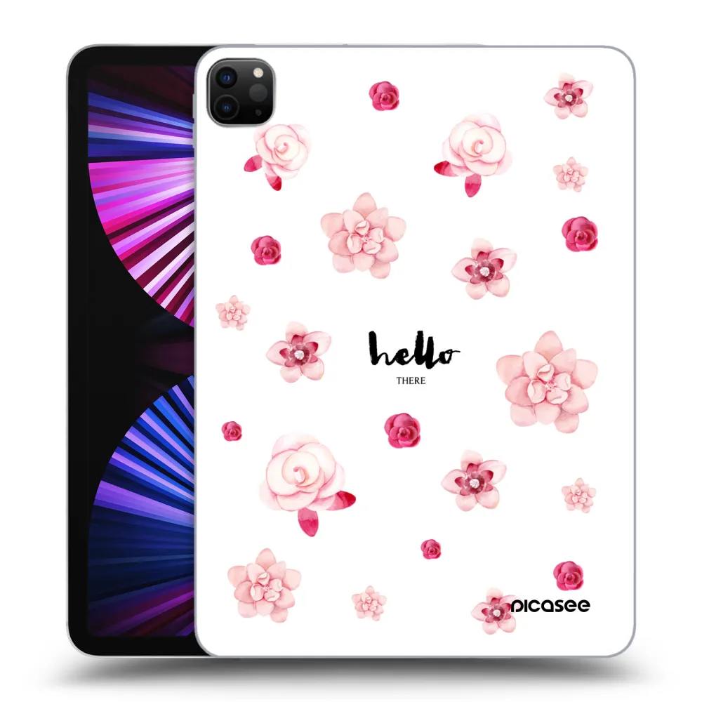 Picasee crna silikonska maskica za Apple iPad Pro 11" 2021 (3.gen) - Hello there
