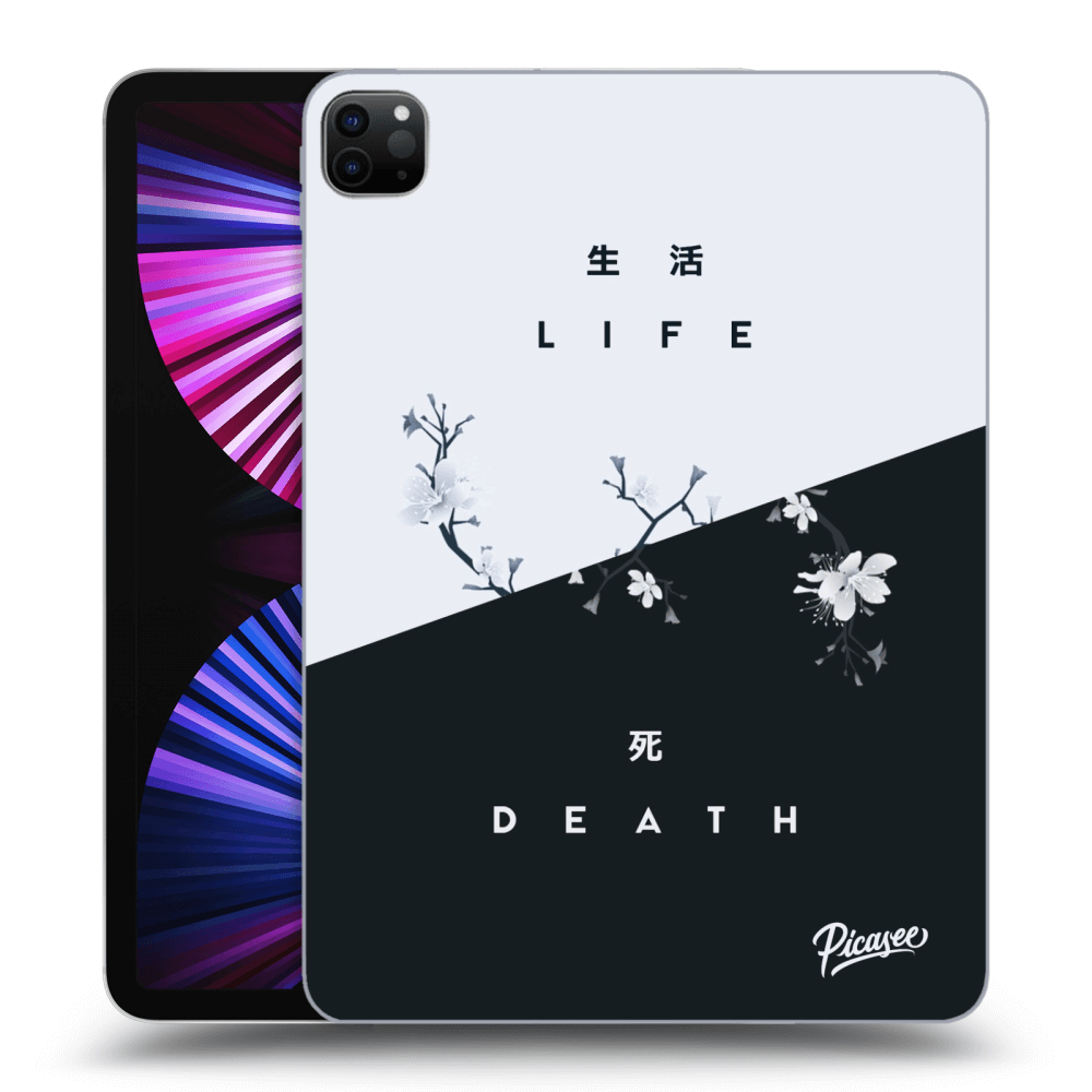 Picasee crna silikonska maskica za Apple iPad Pro 11" 2021 (3.gen) - Life - Death