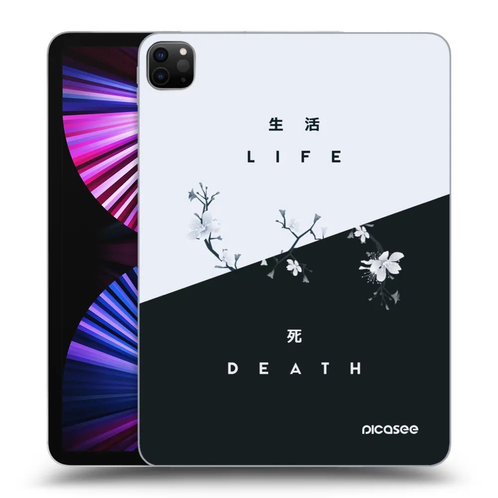 Picasee crna silikonska maskica za Apple iPad Pro 11" 2021 (3.gen) - Life - Death