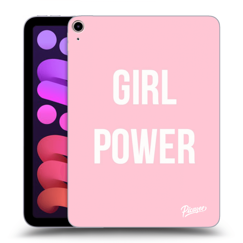 Picasee silikonska prozirna maskica za Apple iPad mini 2021 (6. gen) - Girl power