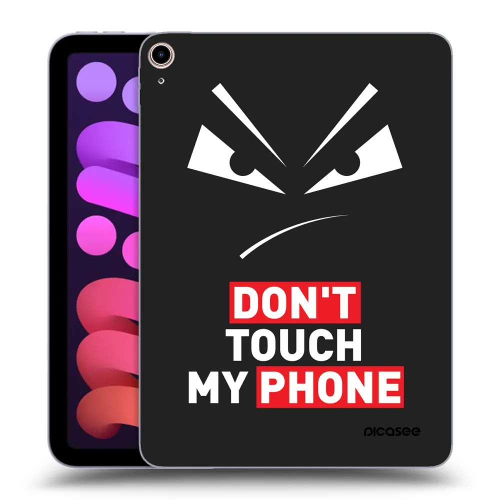 Picasee crna silikonska maskica za Apple iPad mini 2021 (6. gen) - Evil Eye - Transparent