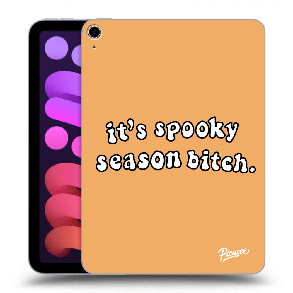 Picasee crna silikonska maskica za Apple iPad mini 2021 (6. gen) - Spooky season