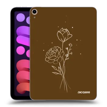 Maskica za Apple iPad mini 2021 (6. gen) - Brown flowers
