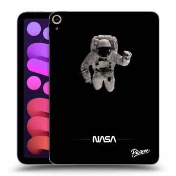 Picasee crna silikonska maskica za Apple iPad mini 2021 (6. gen) - Astronaut Minimal