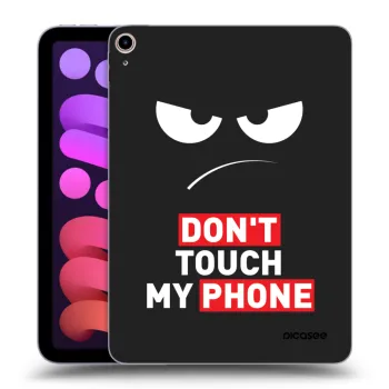 Picasee crna silikonska maskica za Apple iPad mini 2021 (6. gen) - Angry Eyes - Transparent