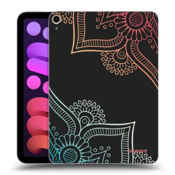 Picasee crna silikonska maskica za Apple iPad mini 2021 (6. gen) - Flowers pattern