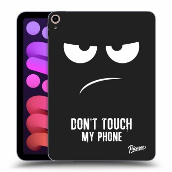 Picasee crna silikonska maskica za Apple iPad mini 2021 (6. gen) - Don't Touch My Phone