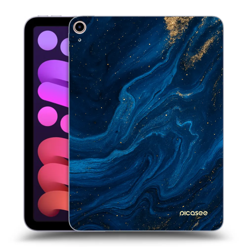 Picasee silikonska prozirna maskica za Apple iPad mini 2021 (6. gen) - Blue