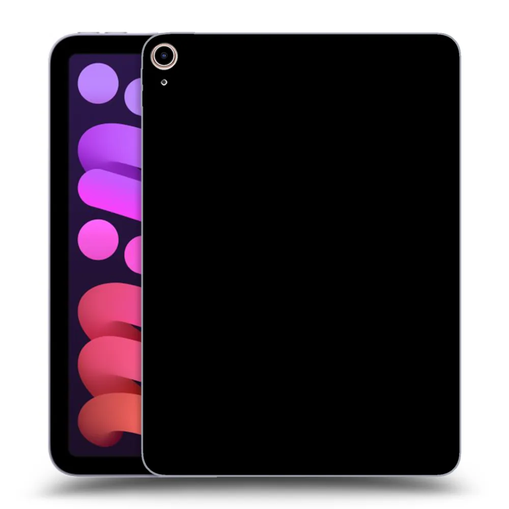 Picasee crna silikonska maskica za Apple iPad mini 2021 (6. gen) - Picasee - new logo - black