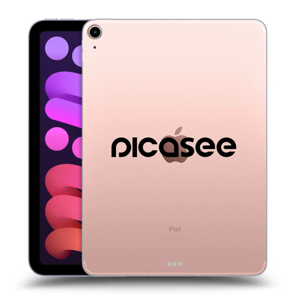 Picasee silikonska prozirna maskica za Apple iPad mini 2021 (6. gen) - Picasee - new logo - black