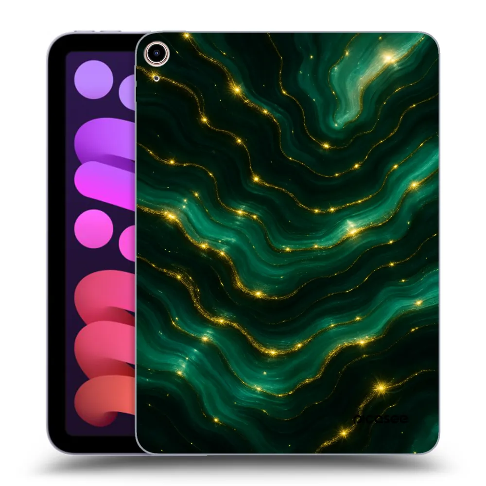 Picasee silikonska prozirna maskica za Apple iPad mini 2021 (6. gen) - Emerald