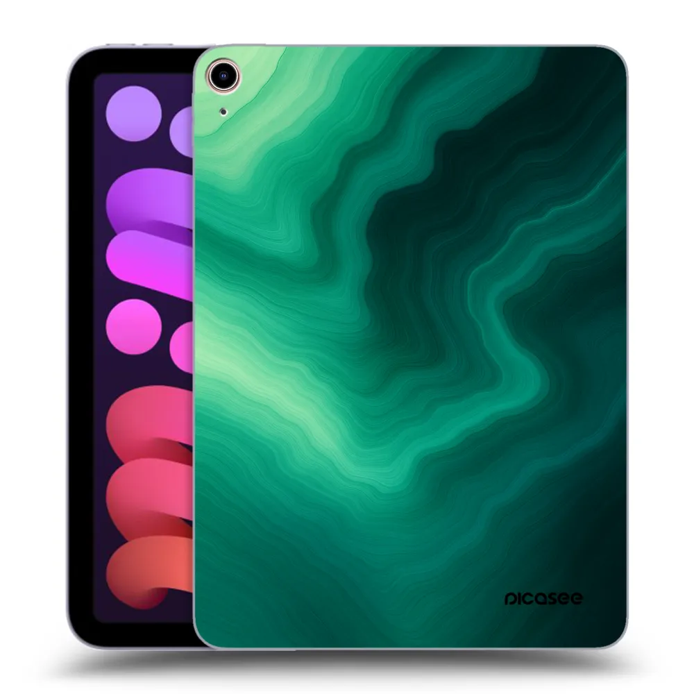Picasee silikonska prozirna maskica za Apple iPad mini 2021 (6. gen) - Malachite
