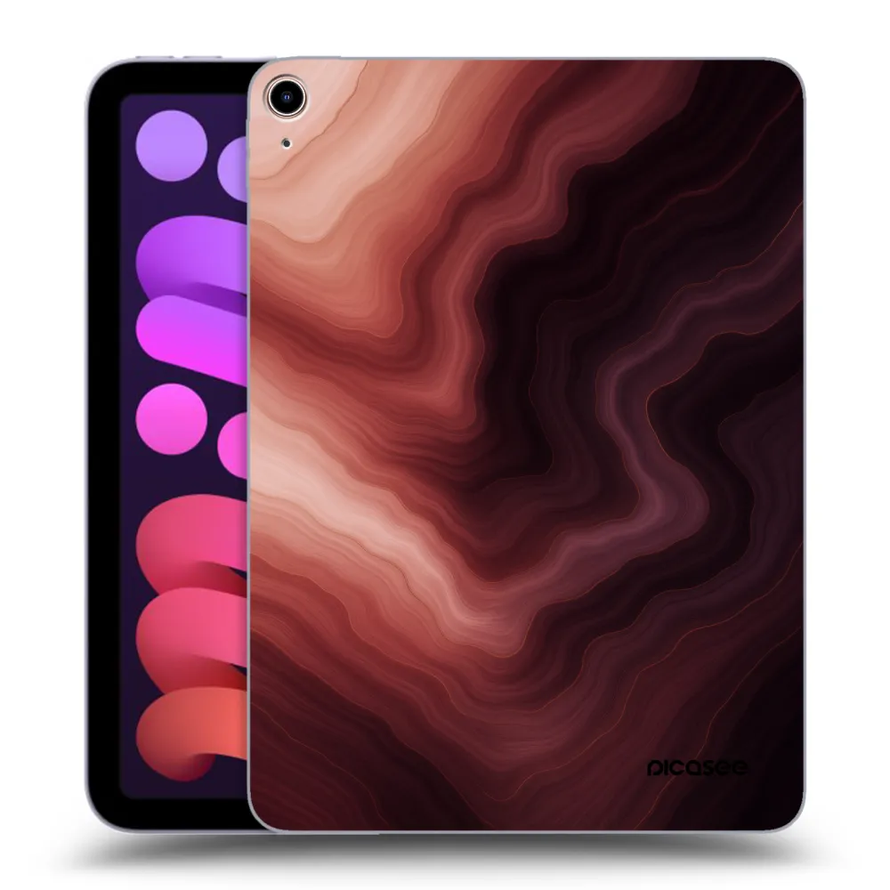 Picasee silikonska prozirna maskica za Apple iPad mini 2021 (6. gen) - Rouge