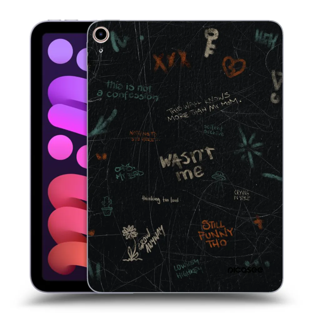 Picasee silikonska prozirna maskica za Apple iPad mini 2021 (6. gen) - CONFESSION