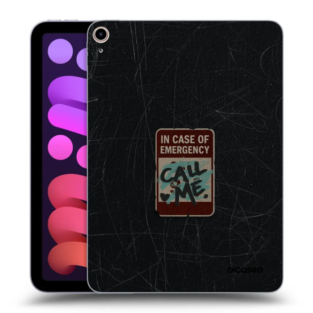 Picasee silikonska prozirna maskica za Apple iPad mini 2021 (6. gen) - EMERGENCY