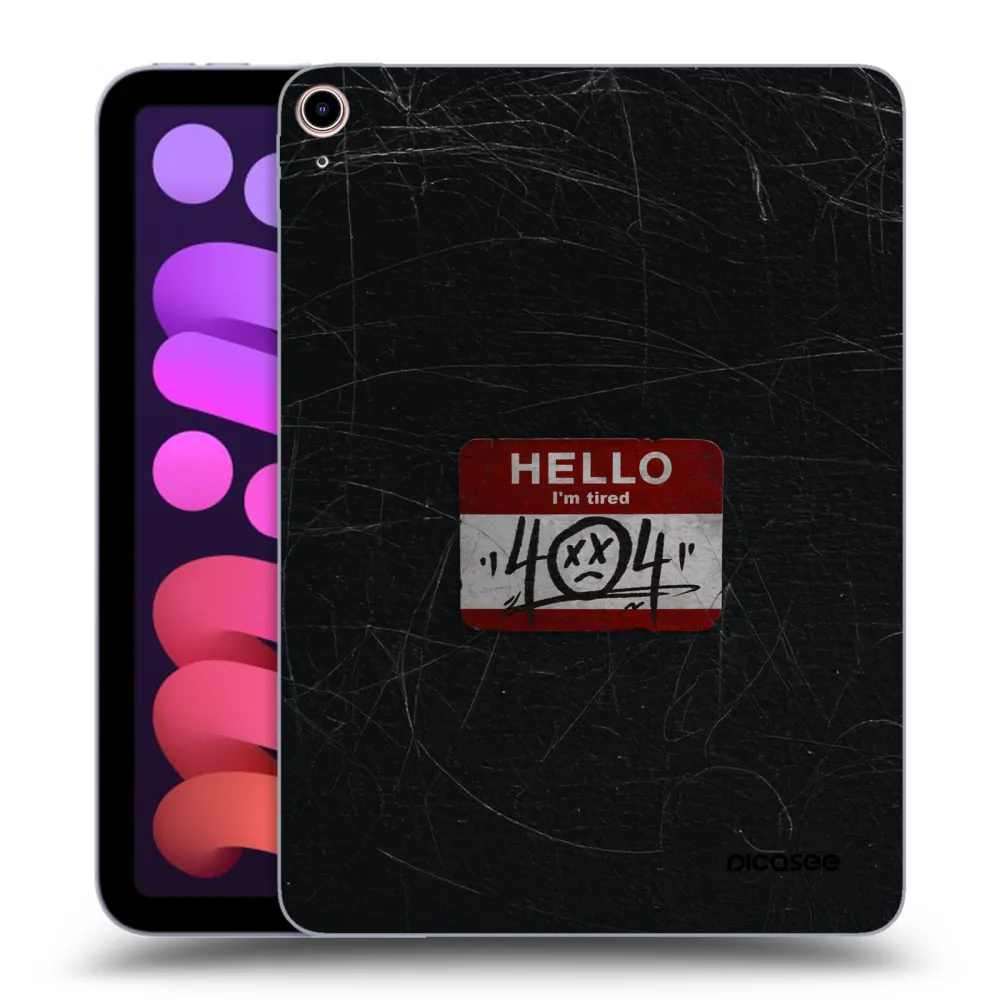 Picasee silikonska prozirna maskica za Apple iPad mini 2021 (6. gen) - HELLO 404