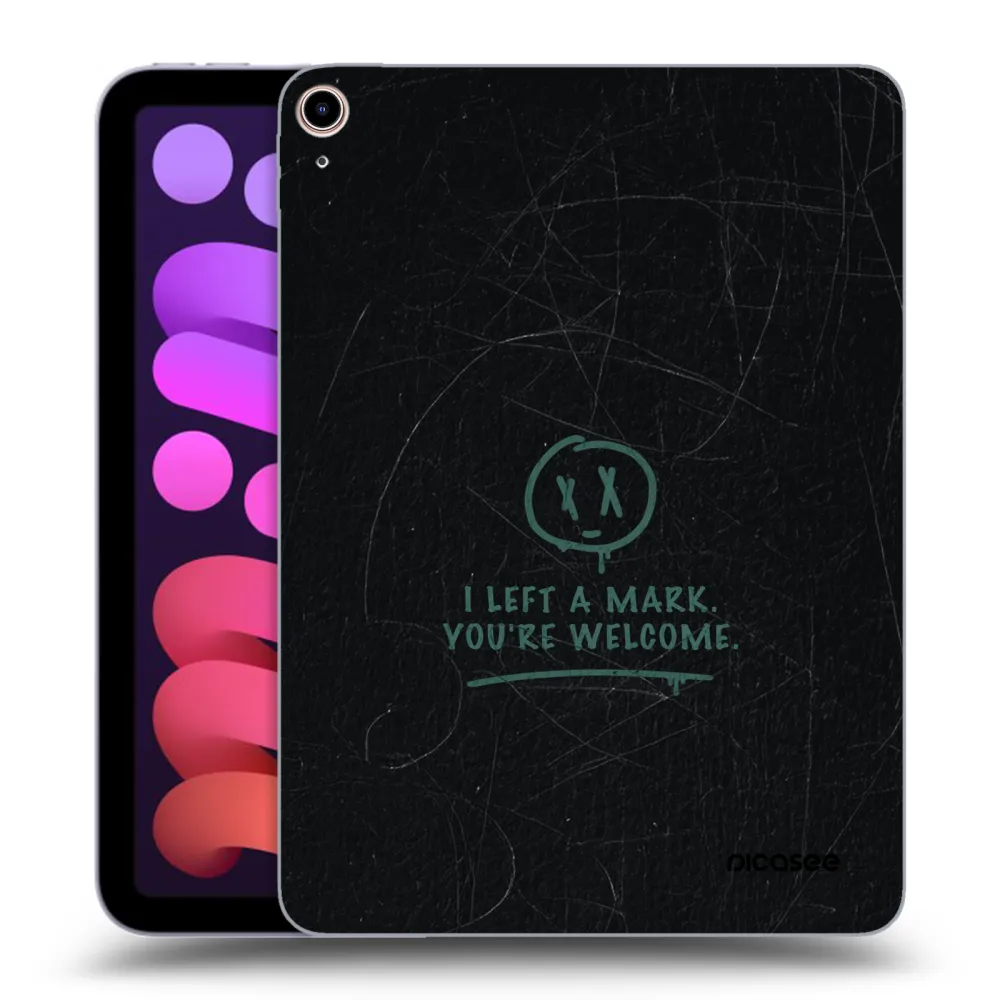 Picasee silikonska prozirna maskica za Apple iPad mini 2021 (6. gen) - LEFT A MARK