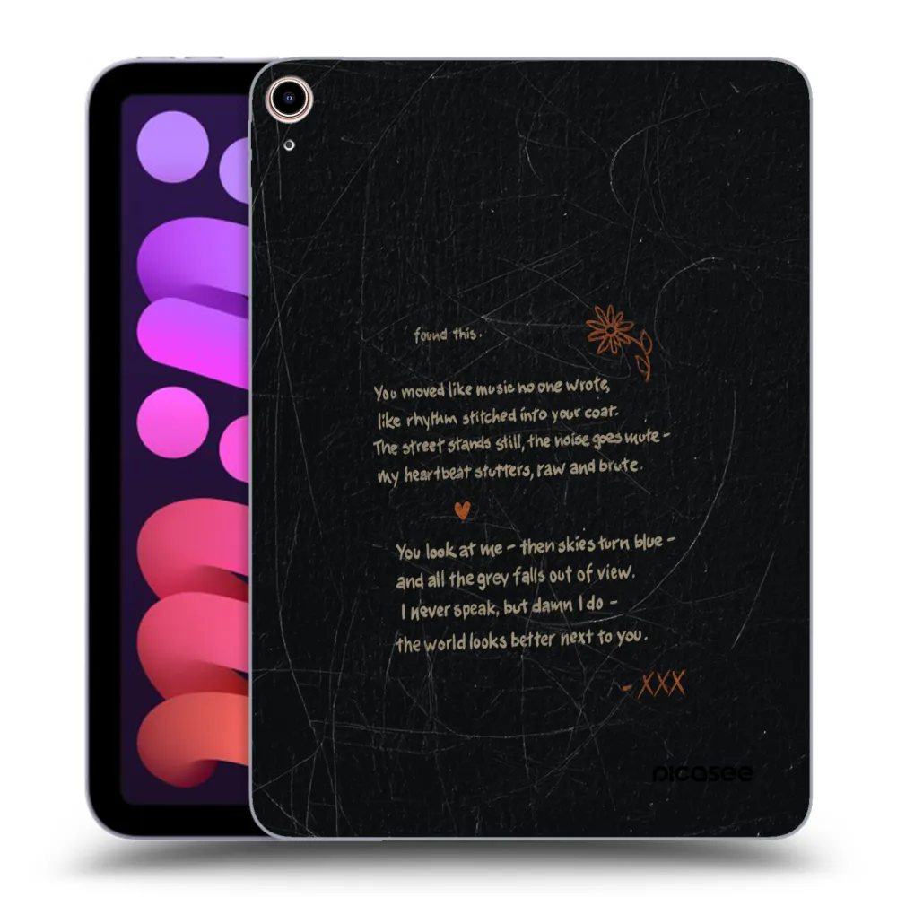 Picasee silikonska prozirna maskica za Apple iPad mini 2021 (6. gen) - POET