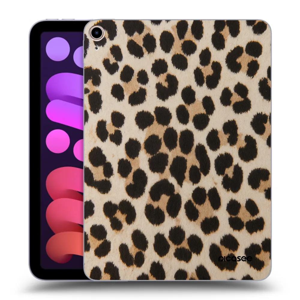 Picasee silikonska prozirna maskica za Apple iPad mini 2021 (6. gen) - Brown Tiger