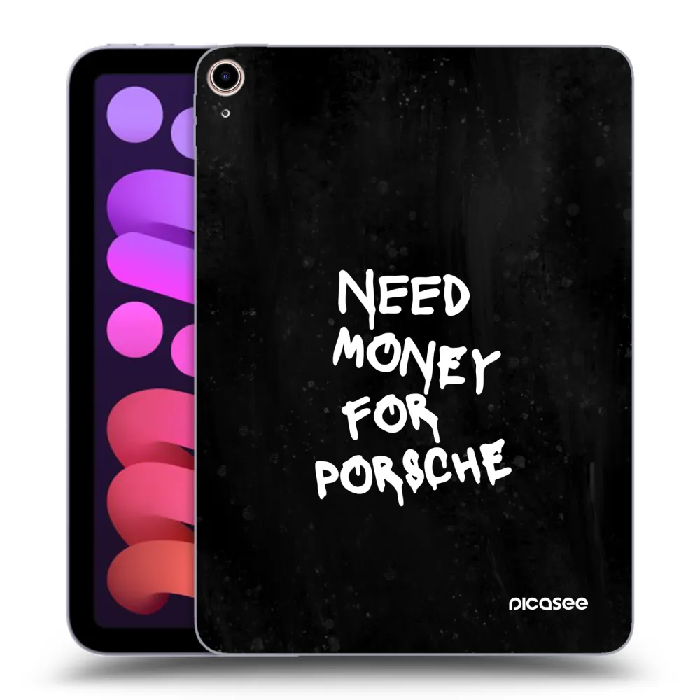 Picasee silikonska prozirna maskica za Apple iPad mini 2021 (6. gen) - Black Dollar