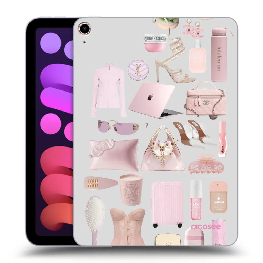 Picasee silikonska prozirna maskica za Apple iPad mini 2021 (6. gen) - Glam Babe