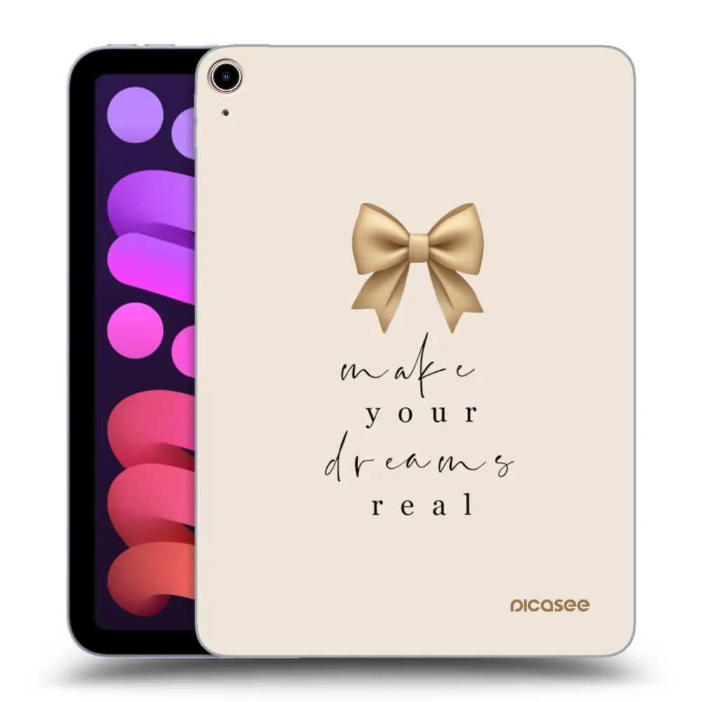 Picasee silikonska prozirna maskica za Apple iPad mini 2021 (6. gen) - Golden Dream