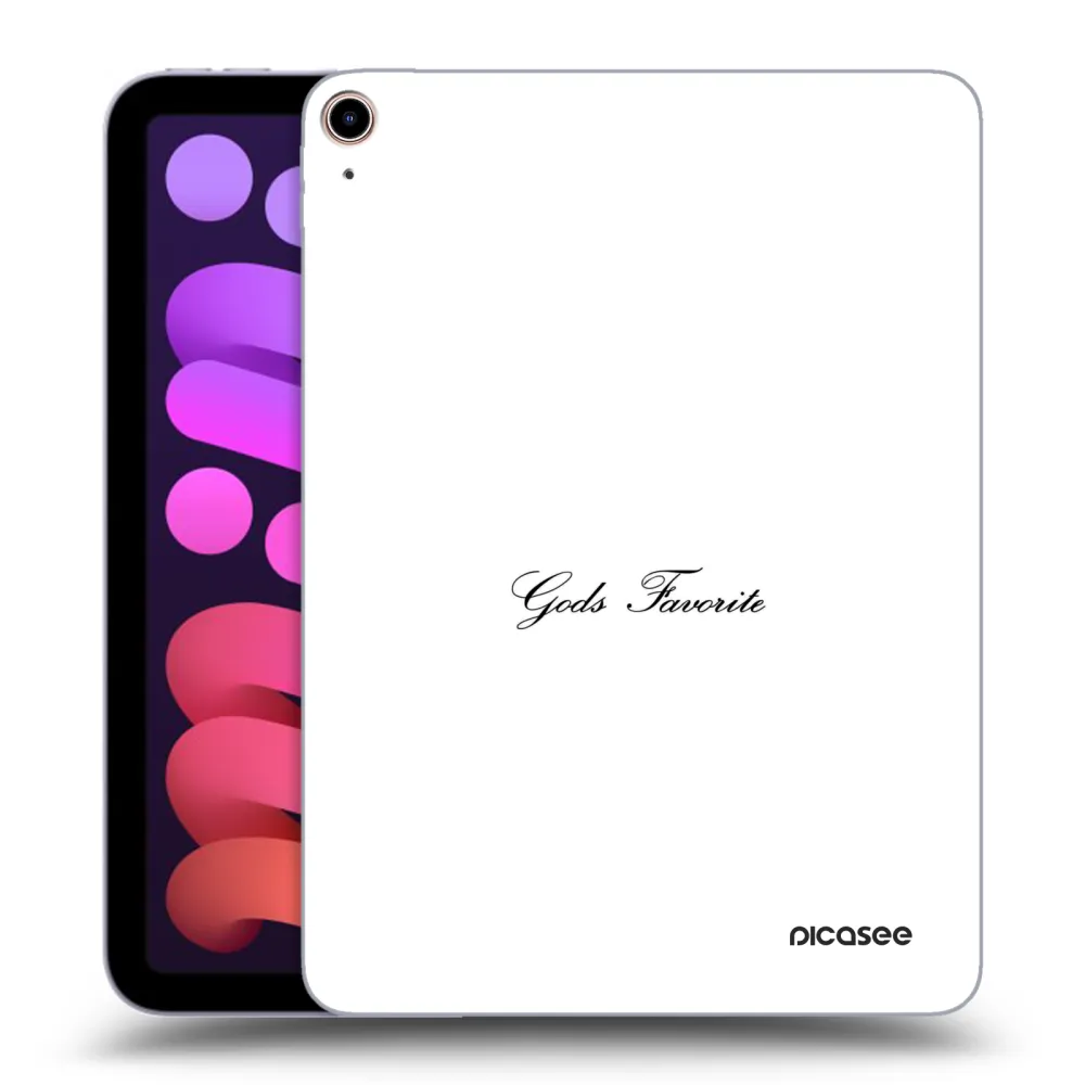 Picasee silikonska prozirna maskica za Apple iPad mini 2021 (6. gen) - Gods Favorite