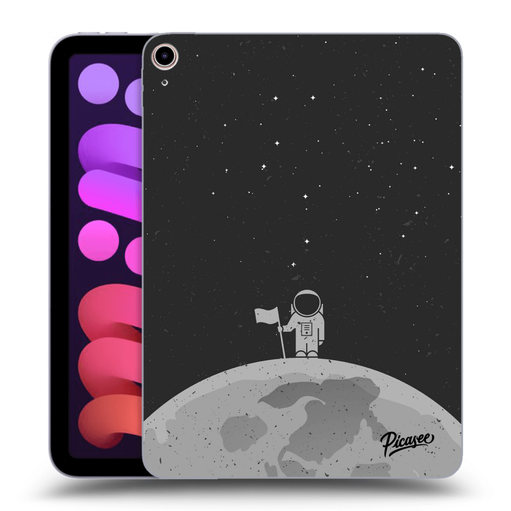 Picasee crna silikonska maskica za Apple iPad mini 2021 (6. gen) - Astronaut