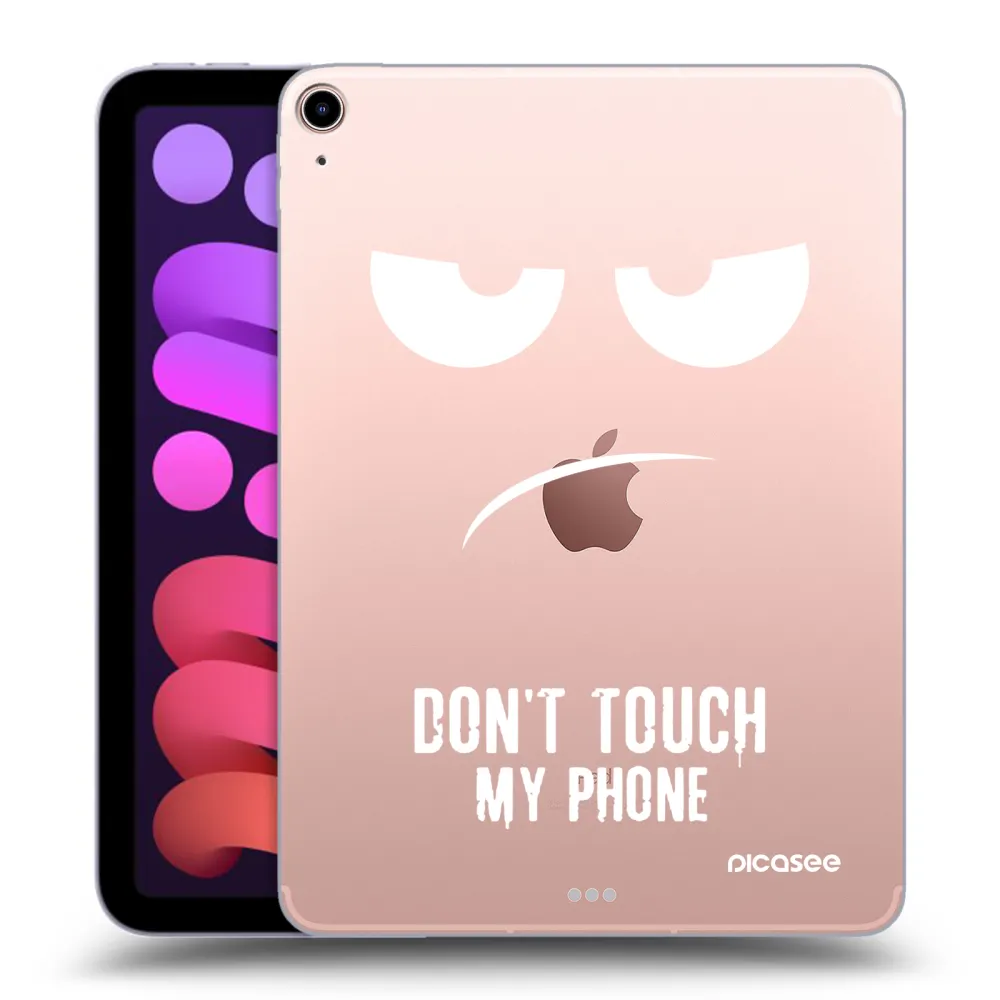 Picasee silikonska prozirna maskica za Apple iPad mini 2021 (6. gen) - Don't Touch My Phone