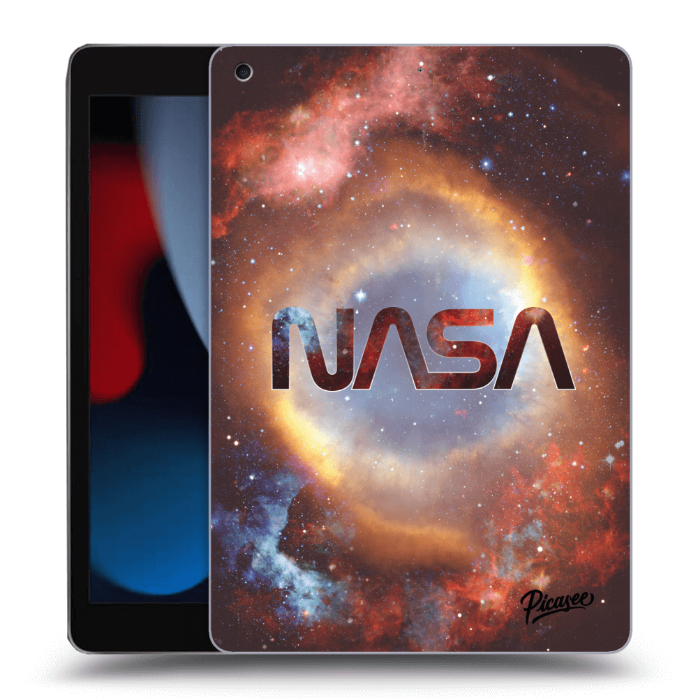 Picasee crna silikonska maskica za Apple iPad 10.2" 2021 (9. gen) - Nebula