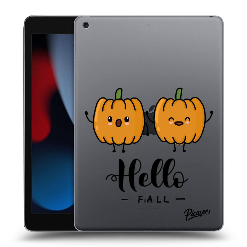 Picasee silikonska prozirna maskica za Apple iPad 10.2" 2021 (9. gen) - Hallo Fall