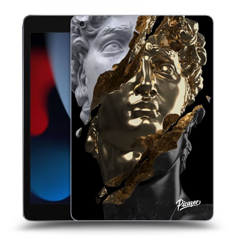 Picasee crna silikonska maskica za Apple iPad 10.2" 2021 (9. gen) - Trigger