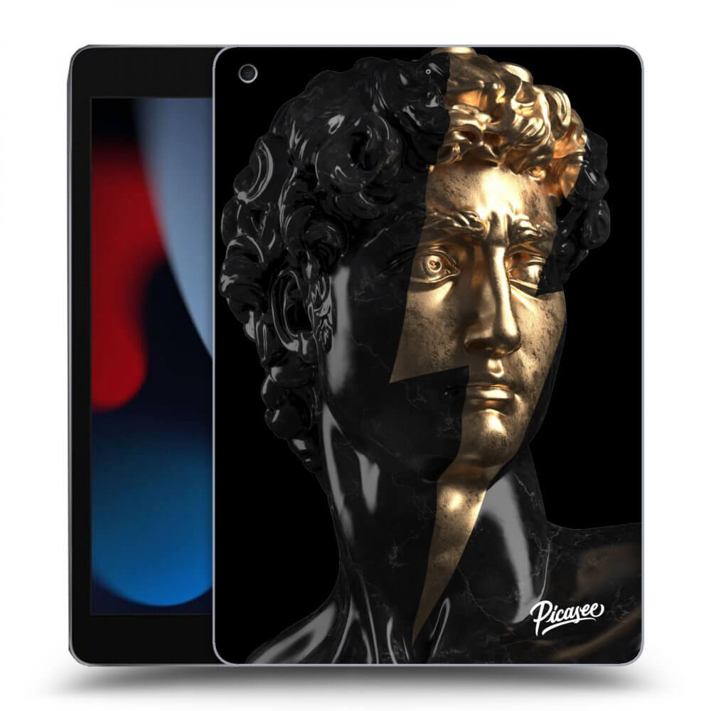 Picasee crna silikonska maskica za Apple iPad 10.2" 2021 (9. gen) - Wildfire - Black