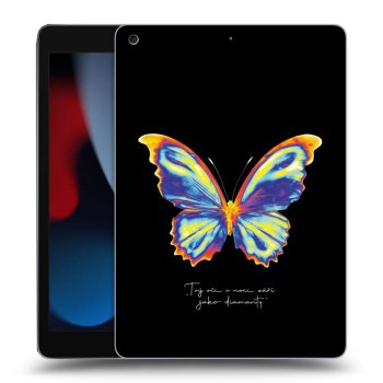 Picasee crna silikonska maskica za Apple iPad 10.2" 2021 (9. gen) - Diamanty Black