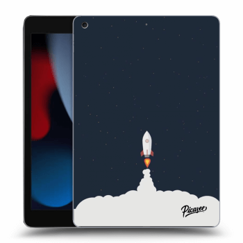 Picasee crna silikonska maskica za Apple iPad 10.2" 2021 (9. gen) - Astronaut 2