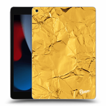 Picasee silikonska prozirna maskica za Apple iPad 10.2" 2021 (9. gen) - Gold