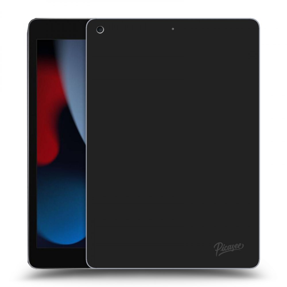 Picasee crna silikonska maskica za Apple iPad 10.2" 2021 (9. gen) - Clear