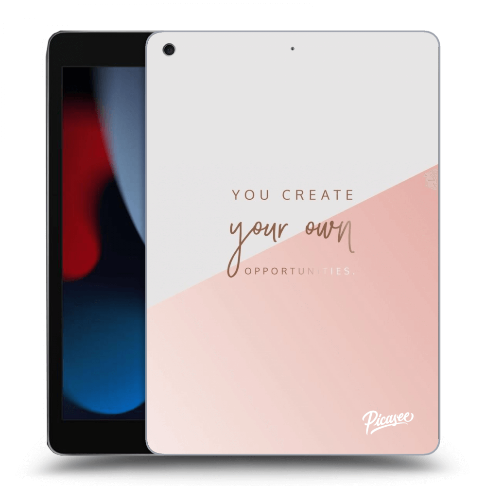 Picasee crna silikonska maskica za Apple iPad 10.2" 2021 (9. gen) - You create your own opportunities