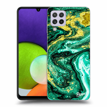 Maskica za Samsung Galaxy A22 A225F - Green Gold
