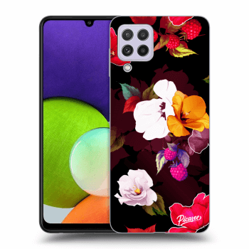 Maskica za Samsung Galaxy A22 A225F 4G - Flowers and Berries