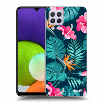 Maskica za Samsung Galaxy A22 A225F - Pink Monstera