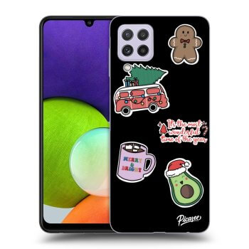 Picasee ULTIMATE CASE za Samsung Galaxy A22 A225F 4G - Christmas Stickers