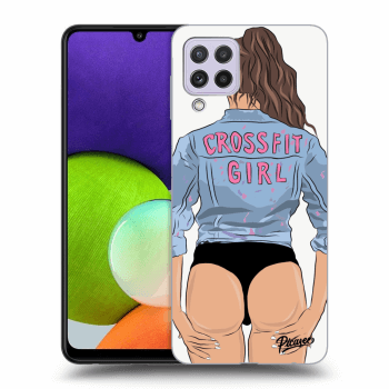 Picasee ULTIMATE CASE za Samsung Galaxy A22 A225F 4G - Crossfit girl - nickynellow