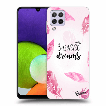 Picasee crna silikonska maskica za Samsung Galaxy A22 A225F 4G - Sweet dreams